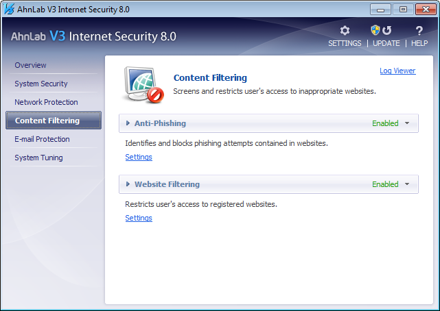Ahnlab v3 internet security 9.0